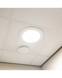 Powerdaylight Ø 25 cm ventilation system pitched roof white
