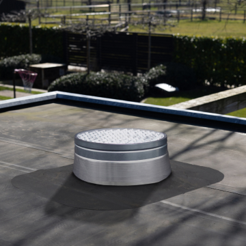 Powerdaylight Ø 53 cm Cradle flat roof exterior (roof) components