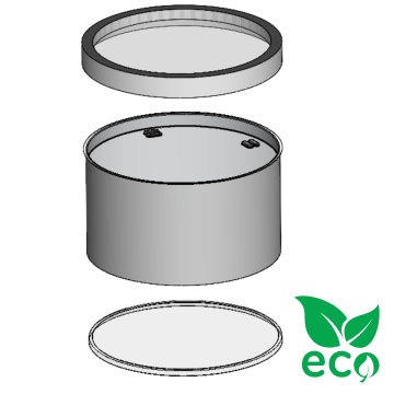 Powerdaylight Ø 35 cm Eco Cradle without flashing exterior (roof) components