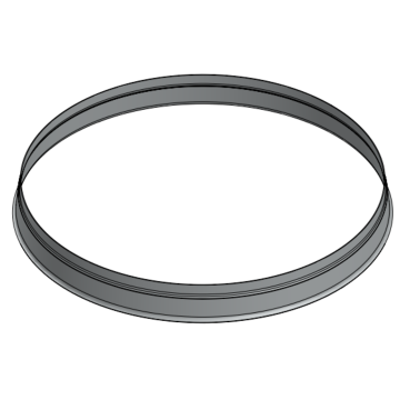 Powerdaylight Ø 25 cm aluminum dome ring