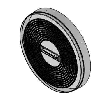 Powerdaylight Ø 35 cm round diffuser (no ceiling) 