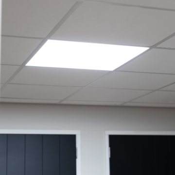 Powerdaylight Ø 53 cm suspended grid ceiling 60x60 cm diffuser interior (ceiling) components