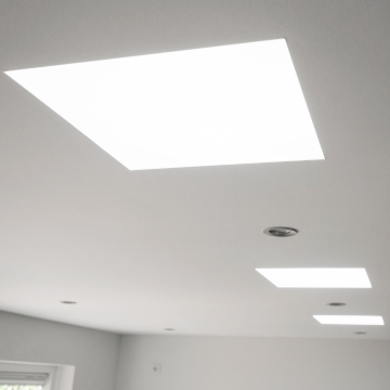 Powerdaylight Ø 53 cm square recessed diffuser interior (ceiling) components