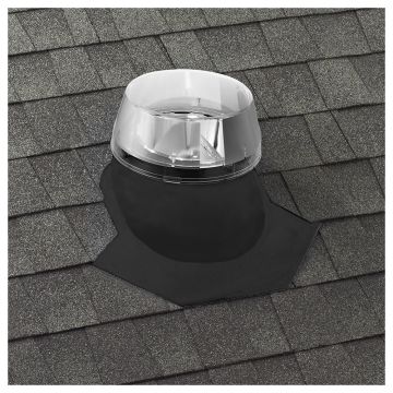 Powerdaylight Ø 35 cm system round pitched slate / plain tile roof