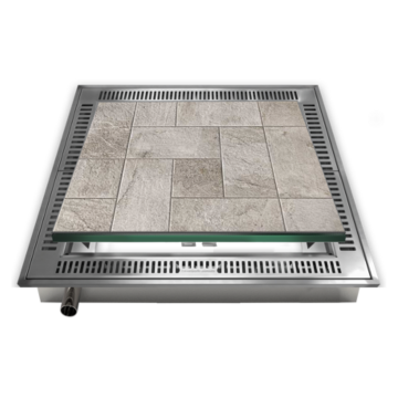 Lucernario MX A110 (110 x 110 cm) Ventilation – light well finish openable