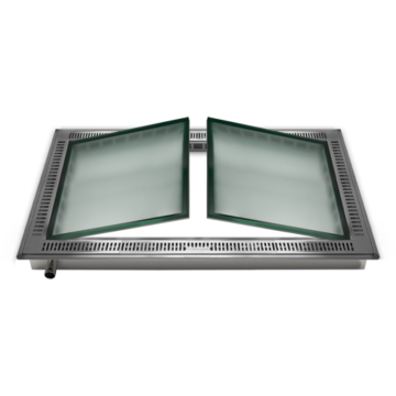 Lucernario MX A200 glass (110 x 199,5 cm) Ventilation – light well finish openable