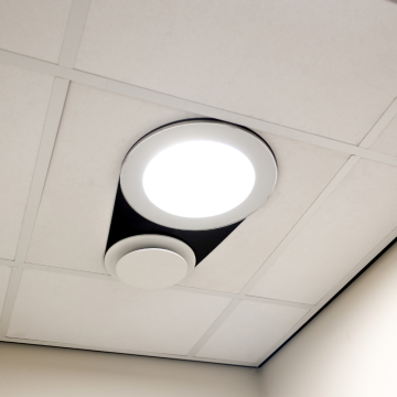 Powerdaylight Ø 35 cm pitched roof ventilation set black