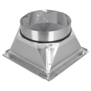 Powerdaylight Ø 25 cm metal transition box
